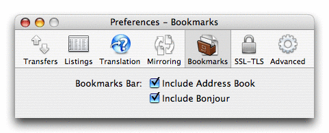 Preferences Window